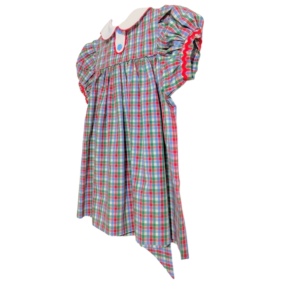 TBBC Mary Dal Dress Miss Porter's Plaid Richmond Red 18-24 Months NWT Preppy - Picture 4 of 9